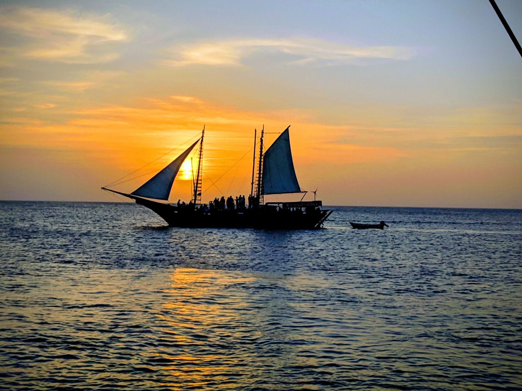 Aruba on sunset pirate cruise